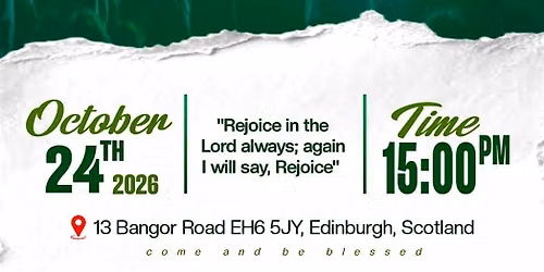 UNRELENTING HALLELUJAH - MFM EDINBURGH CHOIR CONCERT 2026