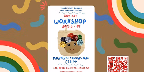 Kids Art Workshop: Canvas Bag Painting