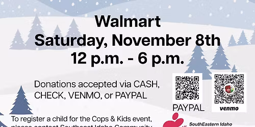 Stuff the Stocking fundraiser for Cops & Kids holiday event