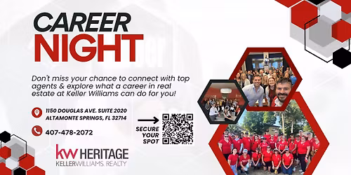 Career Night at Keller Williams Heritage Realty \u2728