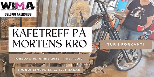 WIMA Oslo og Akershus inviterer til Kafetreff