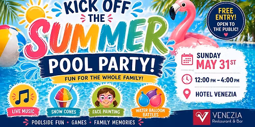 Kick Off Summer Pool Party