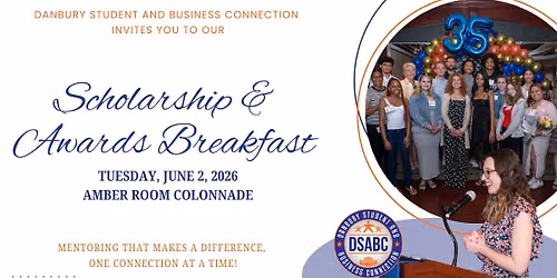 2026 Scholarship & Awards Breakfast — Amber Room Colonnade