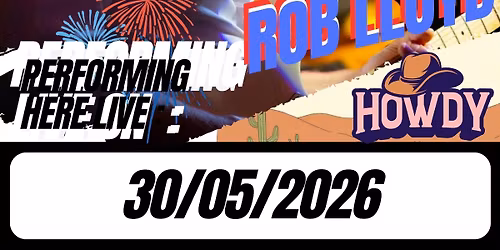 LIVE MUSIC: Rob Lloyd