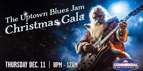 2025 The Blues Jam Christmas Gala (Presales to Host Band)