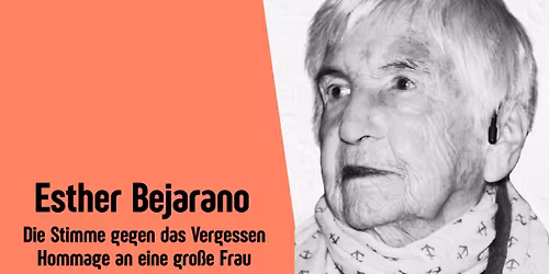 ESTHER BEJARANO - DIE STIMME GEGEN DAS VERGESSEN \u2219 Schlachthof Wiesbaden