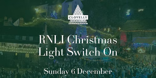 Clovelly RNLI Christmas Lights Switch On