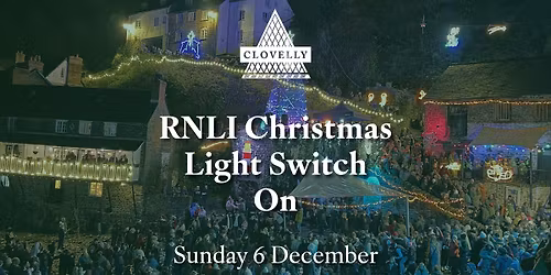 Clovelly RNLI Christmas Lights Switch On