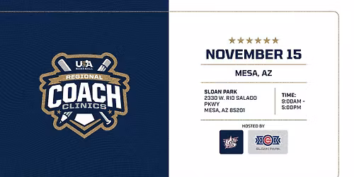 USA Baseball Regional Coach Clinic - Mesa, AZ