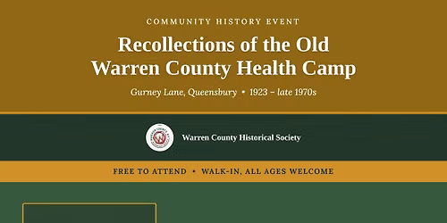 Recollections of the Old Warren County Health Camp