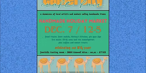 Handmade Holiday Market #1 - Camel City Craft Fair