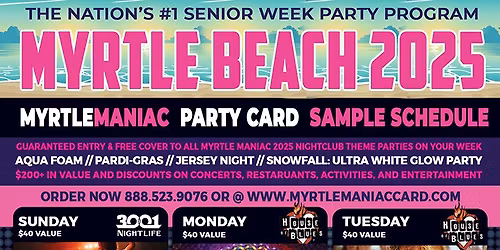Aqua - Wet and Wild Foam Party at House of Blues Myrtle Beach