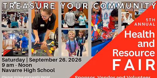 Annual Treasure Your Community: Health & Resource Fair at Navarre High School