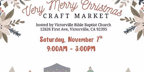 Very Merry Christmas Craft Market