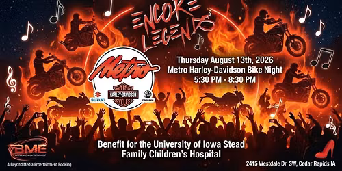 Encore Legends ROCKS Metro Harley Davidson Bike Night (Trio)