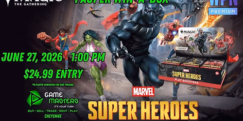 MTG Pauper Win a Box of Marvel Super Heroes