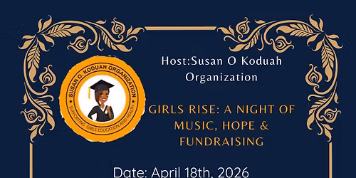 Girls Rise: A Night of Music, Hope & Fundraising 