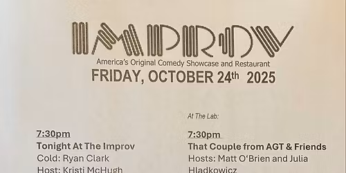 Tonight At The Improv: Brian Monarch