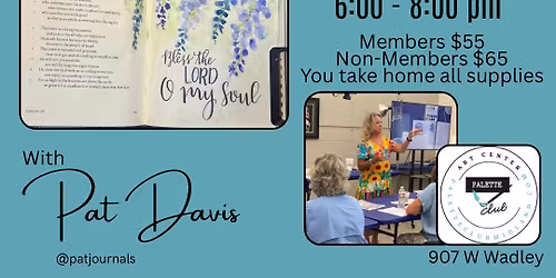 Bible Art Journaling Workshop With Artist Pat Davis 