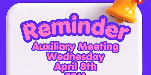 Auxiliary Meeting