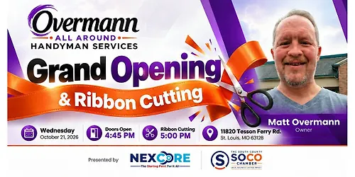 Overmann All Around Grand Opening Presented by The SOCO Chamber