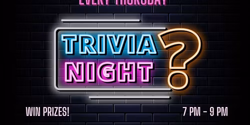 Thursday Trivia Nights