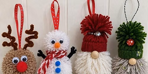 Pom Pom Ornament Making Class