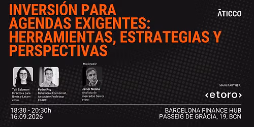 Inversi\u00f3n para agendas exigentes: herramientas, estrategias y perspectivas
