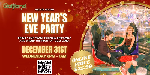 New Years' Eve Party @ Golfland