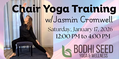 Chair Yoga Training w\/Jasmin Cromwell