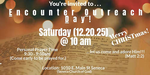 Encounter Outreach Day - Dec 2025