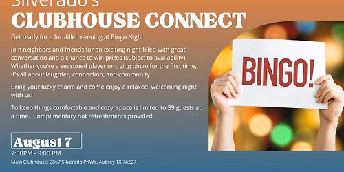 Clubhouse Connect: BINGO