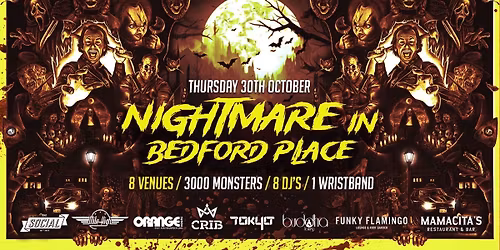 \u274c\ud83d\udc7b\ud83c\udf83HALLOWEEN BAR CRAWL 2025 | 8 VENUES 1 TICKET \ud83c\udf83\ud83d\udc7b\u274c