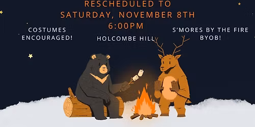 Halloween Bonfire - Holcombe Hill Forest Preserve