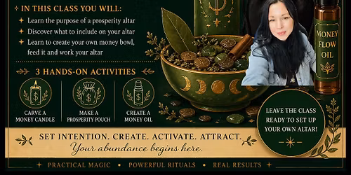 Build Your Prosperity Altar Workshop (Sat, May 23, 2-4 PM)