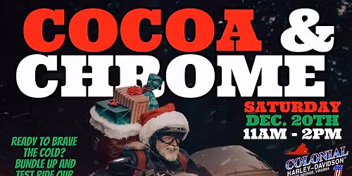 Cocoa & Chrome Pop Up!