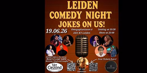 Leiden Comedy Night: Jokes on us!