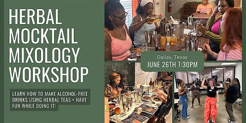 Herbal Mocktail Mixology Workshop