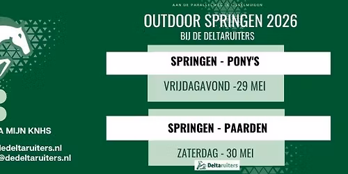 Outdoor Springen Pony's en Paarden