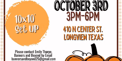 Longview Great Pumpkin Roll 2026- Vendors