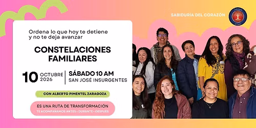 Constelaciones Familiares CDMX \u00b7 Asiste como representante