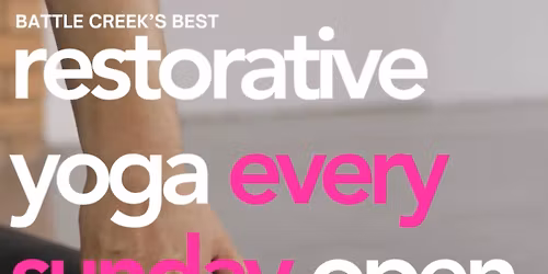 Restorative Yoga | Sundays @ 1PM