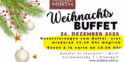 Weihnachts-Buffet