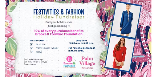 Festivities & Fashion: Holiday Fundraiser