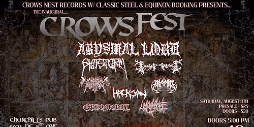 CROWS FEST 2026 - Inaugural Edition