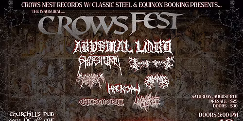 CROWS FEST 2026 - Inaugural Edition