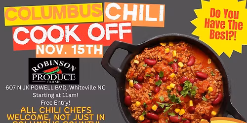 Columbus Chili Cook OFF!