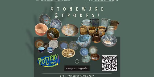 Stoneware Strokes! at Pottery By You!