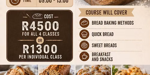 4 Basic Bread Baking Workshops