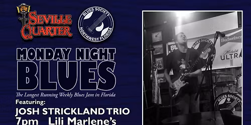 Monday Night Blues featuring Josh Strickland Trio